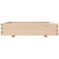 Jardinière 110x110x26,5 cm bois de pin massif 