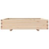 Jardinière 110x110x26,5 cm bois de pin massif 