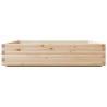 Jardinière 110x110x26,5 cm bois de pin massif 