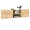 Meuble TV chêne sonoma 150x30x50 cm bois d'ingénierie 