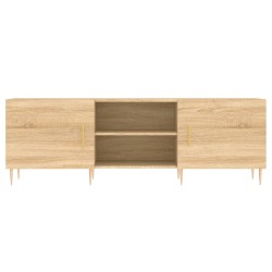 Meuble TV chêne sonoma 150x30x50 cm bois d'ingénierie 