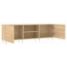 Meuble TV chêne sonoma 150x30x50 cm bois d'ingénierie 