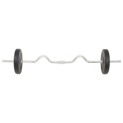Ensemble d'haltères et barres d'haltères 30 kg 