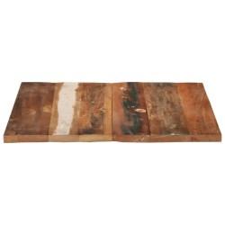 Dessus de table carré 70x70 cm 25-27 mm Bois de récupération 