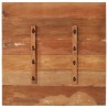 Dessus de table carré 70x70 cm 25-27 mm Bois de récupération 