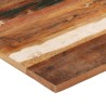 Dessus de table carré 70x70 cm 25-27 mm Bois de récupération 