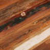 Dessus de table carré 70x70 cm 25-27 mm Bois de récupération 