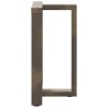 Pieds de table à manger en T, 2 pièces, noir, 50 x 35 x (72-73) cm, acier 