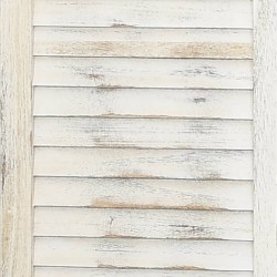 Cloison de séparation 4 panneaux Blanc antique 140x165 cm Bois 