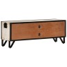 Meuble TV 110x30x41 cm Bois d'acacia massif 