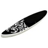 Ensemble de planche SUP gonflable 320x76x15 cm Noir 