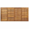 Table de jardin et pieds en forme de U 200x90x75 cm bois acacia 