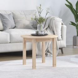 Table basse Ø 55x45 cm Bois massif de pin 