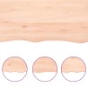 Dessus de table bois massif non traité bordure assortie 