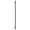 Poignées d'armoire 10 pcs noir 480 mm acier inoxydable 