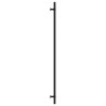 Poignées d'armoire 10 pcs noir 480 mm acier inoxydable 