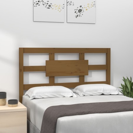 Tête de lit Marron miel 105,5x4x100 cm Bois massif de pin 