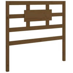 Tête de lit Marron miel 105,5x4x100 cm Bois massif de pin 