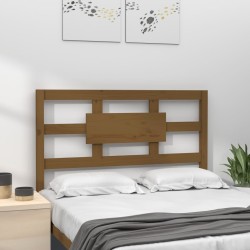 Tête de lit Marron miel 105,5x4x100 cm Bois massif de pin 