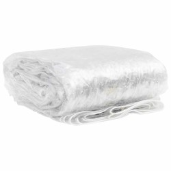 Bâche transparente avec œillets 6x12 m PVC 