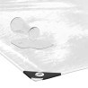 Bâche transparente avec œillets 6x12 m PVC 
