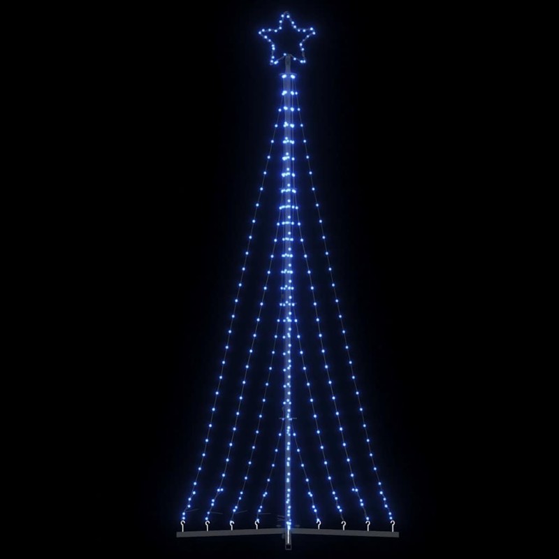 Sapin de Noël à LED 447 LED bleu 249 cm 