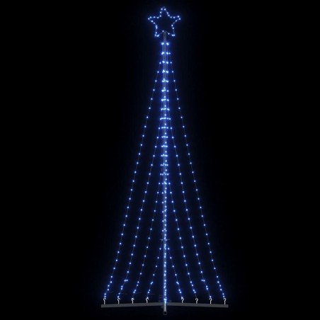 Sapin de Noël à LED 447 LED bleu 249 cm 