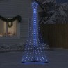 Sapin de Noël à LED 447 LED bleu 249 cm 