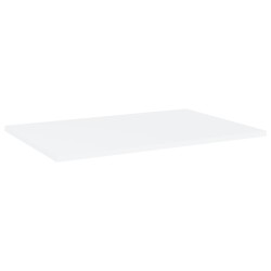 Panneaux de bibliothèque 4 pcs blanc bois d’ingénierie 