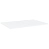 Panneaux de bibliothèque 4 pcs blanc bois d’ingénierie 