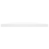 Panneaux de bibliothèque 4 pcs blanc bois d’ingénierie 