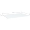 Panneaux de bibliothèque 4 pcs blanc bois d’ingénierie 