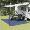 Tapis de tente bleu 4x3 m 