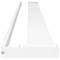 Étagère de douche de paroi de douche à l'italienne Blanc 115 cm 