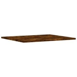 Étagères murales 4 pcs chêne fumé 60x50x1,5cm bois d'ingénierie 