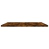 Étagères murales 4 pcs chêne fumé 60x50x1,5cm bois d'ingénierie 