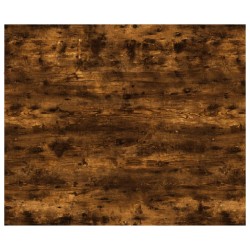 Étagères murales 4 pcs chêne fumé 60x50x1,5cm bois d'ingénierie 