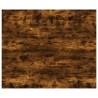 Étagères murales 4 pcs chêne fumé 60x50x1,5cm bois d'ingénierie 