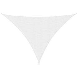 Voile de parasol tissu oxford triangulaire 5x7x7 m blanc 