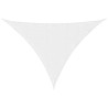 Voile de parasol tissu oxford triangulaire 5x7x7 m blanc 