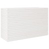 Jardinière blanc 110x40x68,5 cm bois de pin massif 