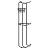Support de gobelet de saut de baril 2 pcs noir acier 