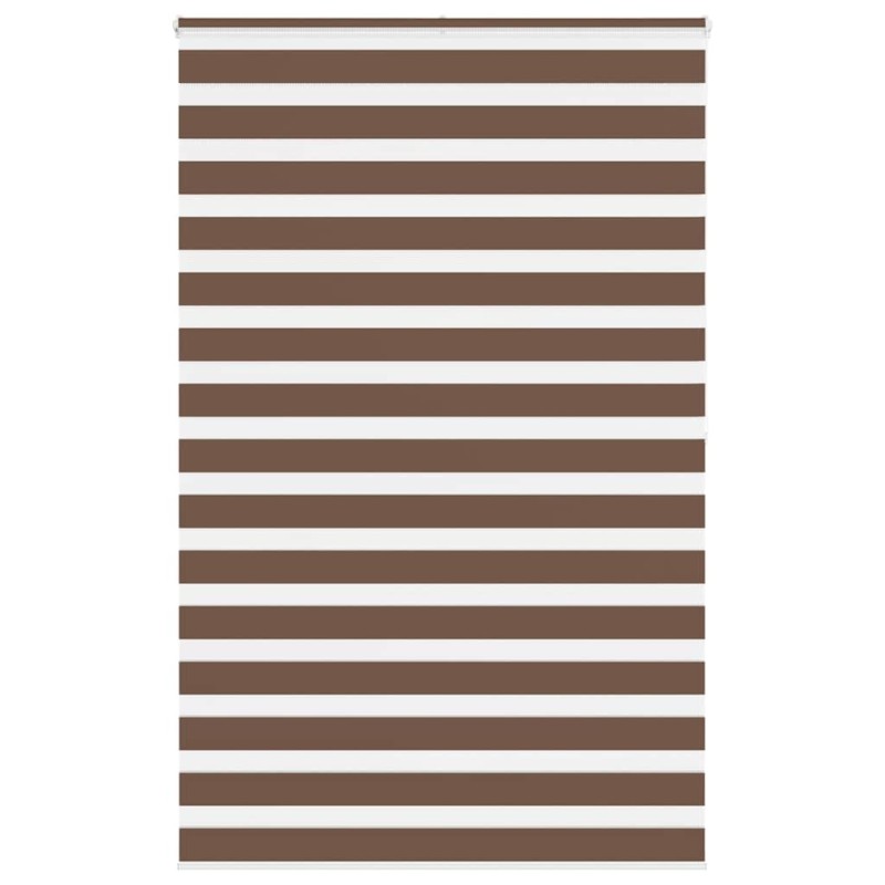Store zèbre marron 150x200cm largeur du tissu 145,9cm polyester 