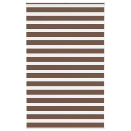 Store zèbre marron 150x200cm largeur du tissu 145,9cm polyester 