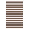 Store zèbre marron 150x200cm largeur du tissu 145,9cm polyester 