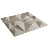 Panneaux muraux 12 pcs béton 50x50 cm XPS 3 m² losange 