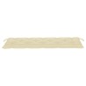 Banc de jardin empilable et coussin 159 cm Bois de teck massif 
