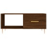 Table basse chêne marron 90x50x40 cm bois d'ingénierie 