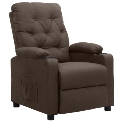 Fauteuil Marron Tissu 