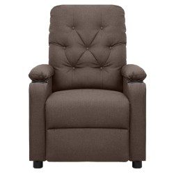 Fauteuil Marron Tissu 